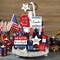 15-Piece 4th of July Tiered Tray Decor – Patriotic Red, White & Blue Wood Signs for Independence Day, Memorial Day & 250th Anniversary USA Party Farmhouse Home Decorations
